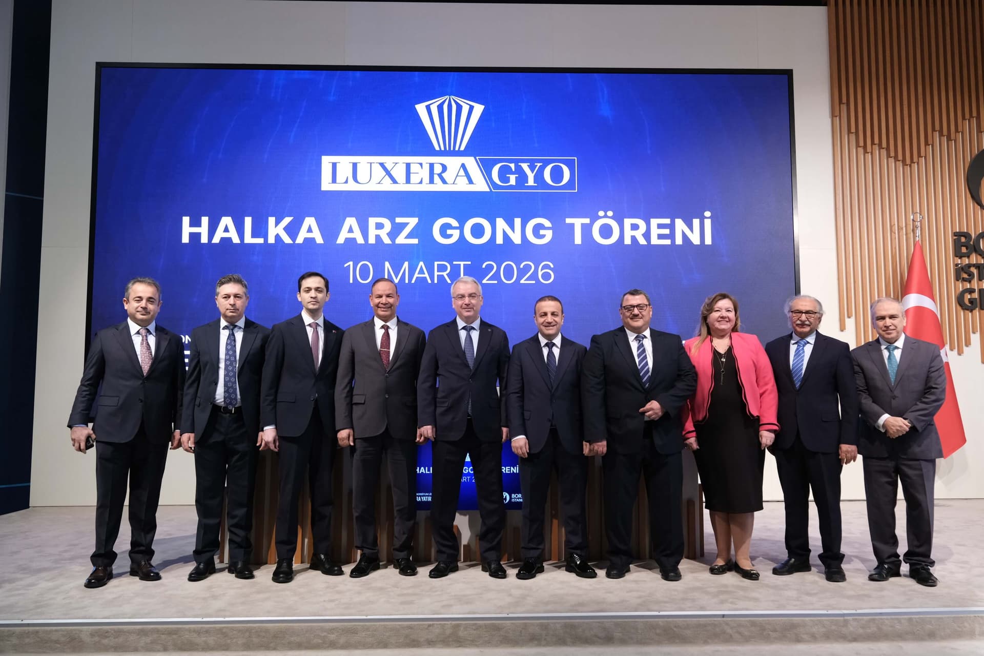 Borsa İstanbul’da gong Luxera GYO için çaldı