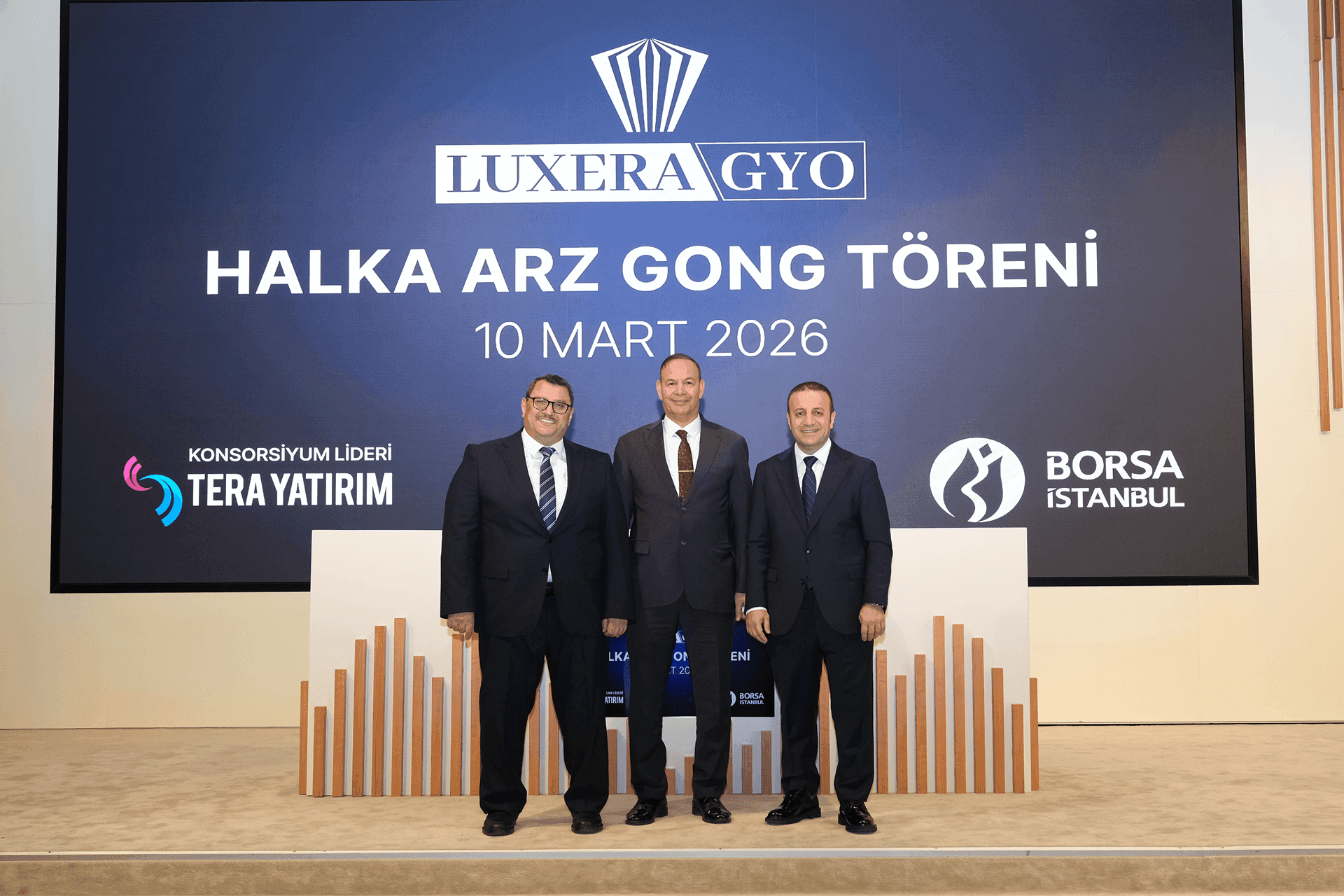Borsa İstanbul’da gong Luxera GYO için çaldı
